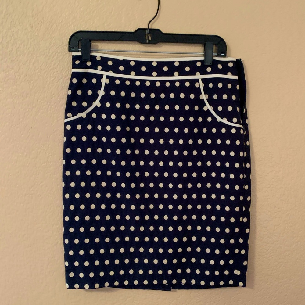 Polka Dot Pencil Skirt